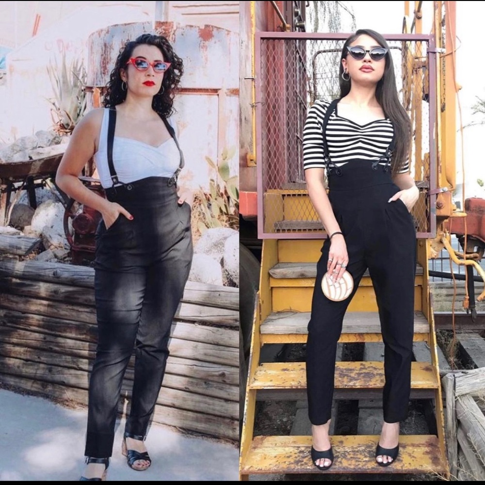 NWT Pachuca style tapered trousers, complete with removable braces